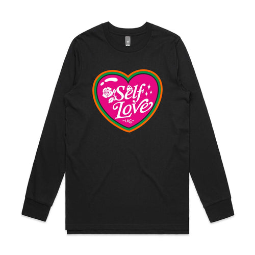 Self Love Tee by Lonely Kids Club. All clothing from our T-shirts to our shorts and hoodies are ethically made, and printed packed and shipped from Sydney.