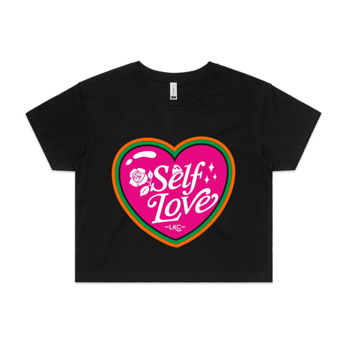Self Love Tee by Lonely Kids Club. All clothing from our T-shirts to our shorts and hoodies are ethically made, and printed packed and shipped from Sydney.