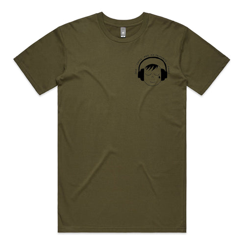 Sad Songs Tee by Lonely Kids Club. All clothing from our T-shirts to our shorts and hoodies are ethically made, and printed packed and shipped from Sydney.