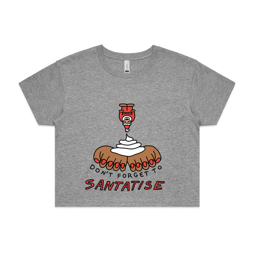 Santatise Tee by Lonely Kids Club. All clothing from our T-shirts to our shorts and hoodies are ethically made, and printed packed and shipped from Sydney.