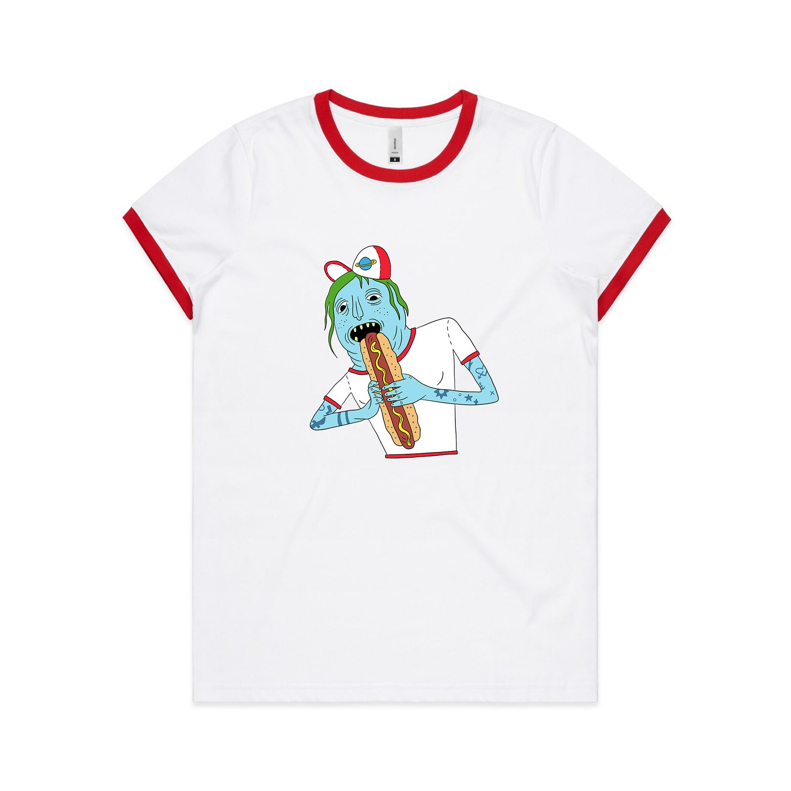 Saturn Devouring His Hot Dog Tee