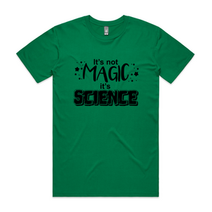 Science Not Magic Tee by Lonely Kids Club. All clothing from our T-shirts to our shorts and hoodies are ethically made, and printed packed and shipped from Sydney.
