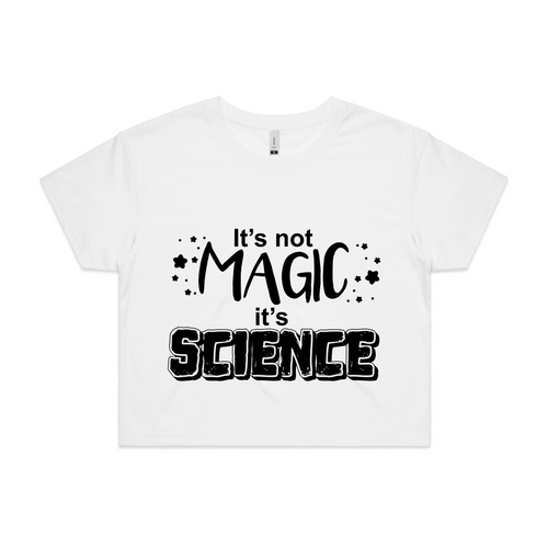 Science Not Magic Tee by Lonely Kids Club. All clothing from our T-shirts to our shorts and hoodies are ethically made, and printed packed and shipped from Sydney.