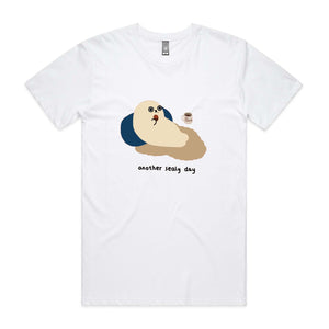 Sealy Day Tee by Lonely Kids Club. All clothing from our T-shirts to our shorts and hoodies are ethically made, and printed packed and shipped from Sydney.