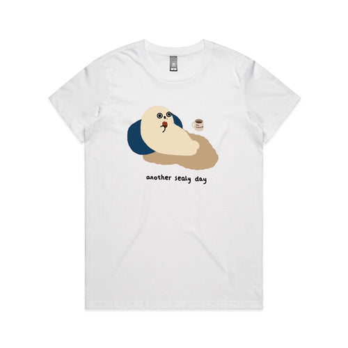 Sealy Day Tee by Lonely Kids Club. All clothing from our T-shirts to our shorts and hoodies are ethically made, and printed packed and shipped from Sydney.
