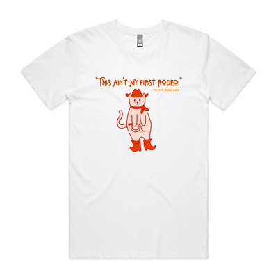Second Rodeo Tee by Lonely Kids Club. All clothing from our T-shirts to our shorts and hoodies are ethically made, and printed packed and shipped from Sydney.