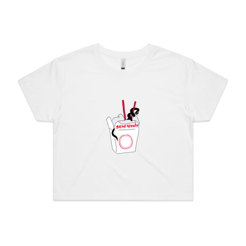 Send Noods Tee by Lonely Kids Club. All clothing from our T-shirts to our shorts and hoodies are ethically made, and printed packed and shipped from Sydney.