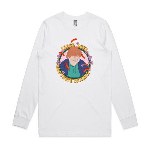 Footy Franks Tee by Lonely Kids Club. All clothing from our T-shirts to our shorts and hoodies are ethically made, and printed packed and shipped from Sydney.