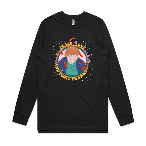 Footy Franks Tee by Lonely Kids Club. All clothing from our T-shirts to our shorts and hoodies are ethically made, and printed packed and shipped from Sydney.