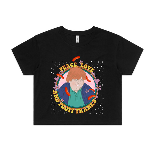 Footy Franks Tee by Lonely Kids Club. All clothing from our T-shirts to our shorts and hoodies are ethically made, and printed packed and shipped from Sydney.