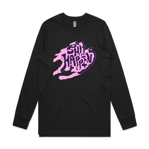 Shit Happens Tee by Lonely Kids Club. All clothing from our T-shirts to our shorts and hoodies are ethically made, and printed packed and shipped from Sydney.