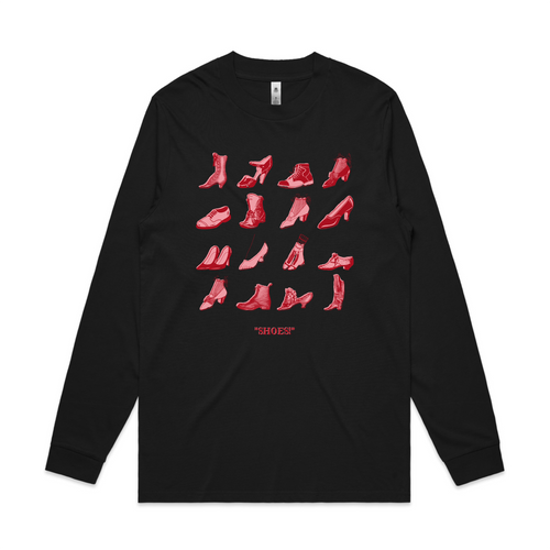 Shoes Tee by Lonely Kids Club. All clothing from our T-shirts to our shorts and hoodies are ethically made, and printed packed and shipped from Sydney.