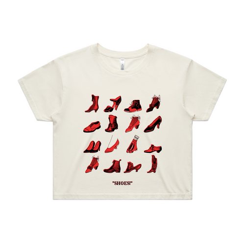 Shoes Tee by Lonely Kids Club. All clothing from our T-shirts to our shorts and hoodies are ethically made, and printed packed and shipped from Sydney.