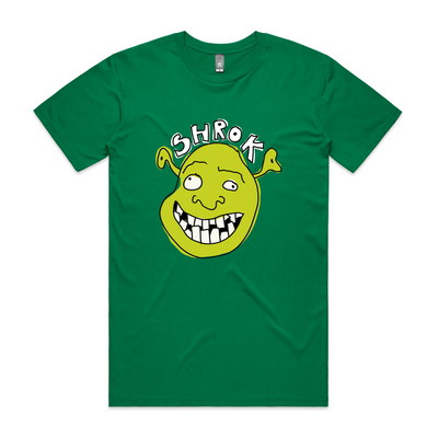 Shrok Tee by Lonely Kids Club. All clothing from our T-shirts to our shorts and hoodies are ethically made, and printed packed and shipped from Sydney.