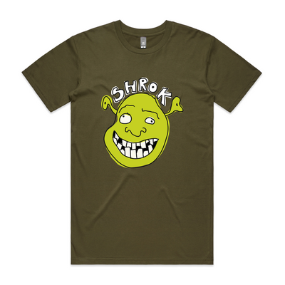 Shrok Tee by Lonely Kids Club. All clothing from our T-shirts to our shorts and hoodies are ethically made, and printed packed and shipped from Sydney.