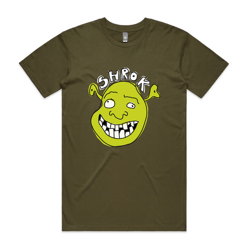 Shrok Tee by Lonely Kids Club. All clothing from our T-shirts to our shorts and hoodies are ethically made, and printed packed and shipped from Sydney.