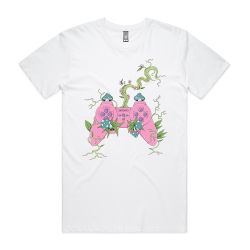 ShroomStation Tee by Lonely Kids Club. All clothing from our T-shirts to our shorts and hoodies are ethically made, and printed packed and shipped from Sydney.
