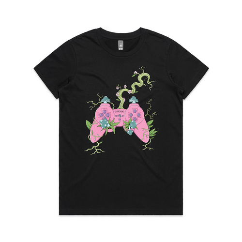 ShroomStation Tee by Lonely Kids Club. All clothing from our T-shirts to our shorts and hoodies are ethically made, and printed packed and shipped from Sydney.