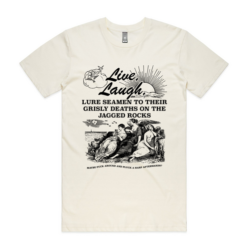 Sirens Tee by Lonely Kids Club. All clothing from our T-shirts to our shorts and hoodies are ethically made, and printed packed and shipped from Sydney.