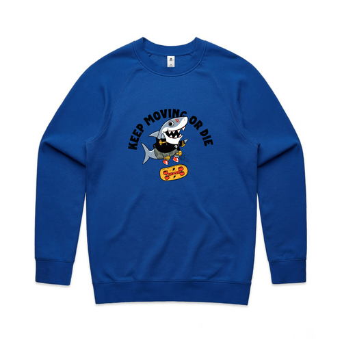 Skater Shark Jumper by Lonely Kids Club. All clothing from our T-shirts to our shorts and hoodies are ethically made, and printed packed and shipped from Sydney.