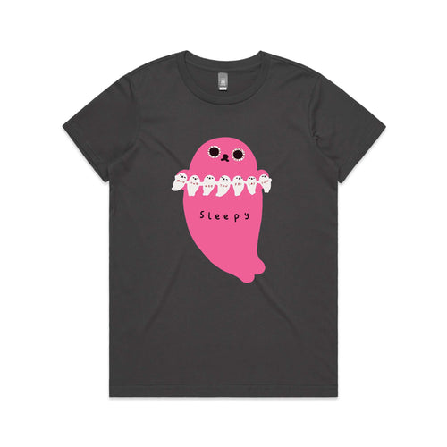 Sleepy Seal Tee by Lonely Kids Club. All clothing from our T-shirts to our shorts and hoodies are ethically made, and printed packed and shipped from Sydney.