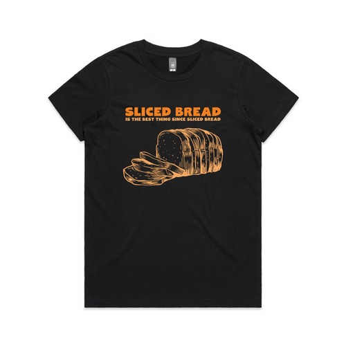 Sliced Bread Tee by Lonely Kids Club. All clothing from our T-shirts to our shorts and hoodies are ethically made, and printed packed and shipped from Sydney.