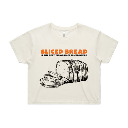 Sliced Bread Tee by Lonely Kids Club. All clothing from our T-shirts to our shorts and hoodies are ethically made, and printed packed and shipped from Sydney.