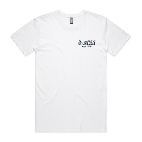 Sloth Head Tee by Lonely Kids Club. All clothing from our T-shirts to our shorts and hoodies are ethically made, and printed packed and shipped from Sydney.