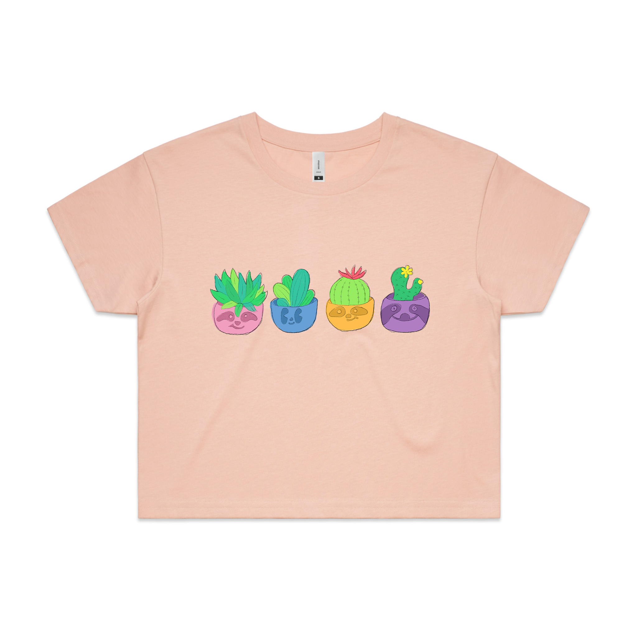 Sloth Succulents Tee