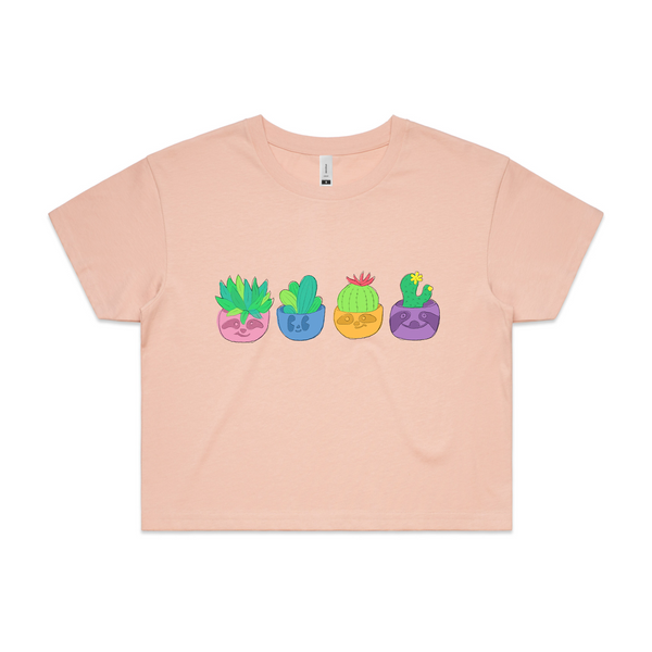 Sloth Succulents Tee