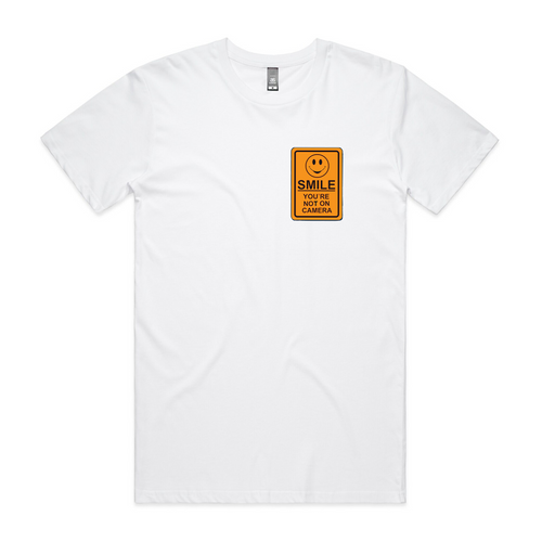 Tassone Smile Tee by Lonely Kids Club. All clothing from our T-shirts to our shorts and hoodies are ethically made, and printed packed and shipped from Sydney.