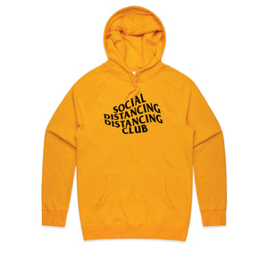 Social Distancing Distancing Club Hoodie by Lonely Kids Club. All clothing from our T-shirts to our shorts and hoodies are ethically made, and printed packed and shipped from Sydney.