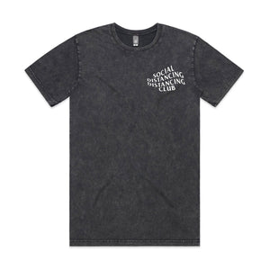 Social Distancing Distancing Club Tee by Lonely Kids Club. All clothing from our T-shirts to our shorts and hoodies are ethically made, and printed packed and shipped from Sydney.