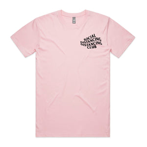 Social Distancing Distancing Club Tee by Lonely Kids Club. All clothing from our T-shirts to our shorts and hoodies are ethically made, and printed packed and shipped from Sydney.
