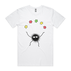 Cute Soot Sprite T-shirt, by Lonely Kids Club. Inspired by the adorable Soot Sprite from the Studio Ghibli Film Spirited Away, we print each one of these T-shirts on order in Australia.