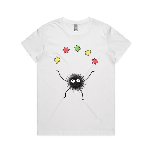Soot Sprite Tee by Lonely Kids Club. All clothing from our T-shirts to our shorts and hoodies are ethically made, and printed packed and shipped from Sydney.