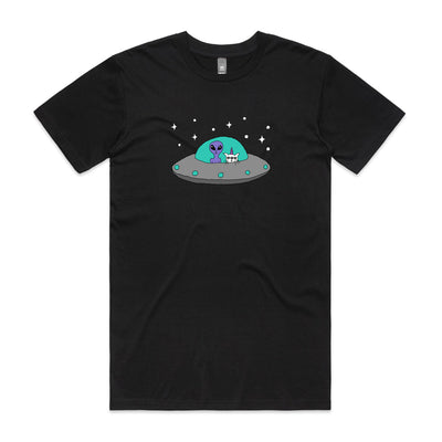 Space Cat Tee by Lonely Kids Club. All clothing from our T-shirts to our shorts and hoodies are ethically made, and printed packed and shipped from Sydney.