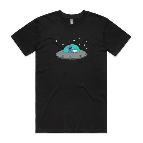Space Cat Tee by Lonely Kids Club. All clothing from our T-shirts to our shorts and hoodies are ethically made, and printed packed and shipped from Sydney.