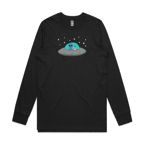 Space Cat Tee by Lonely Kids Club. All clothing from our T-shirts to our shorts and hoodies are ethically made, and printed packed and shipped from Sydney.
