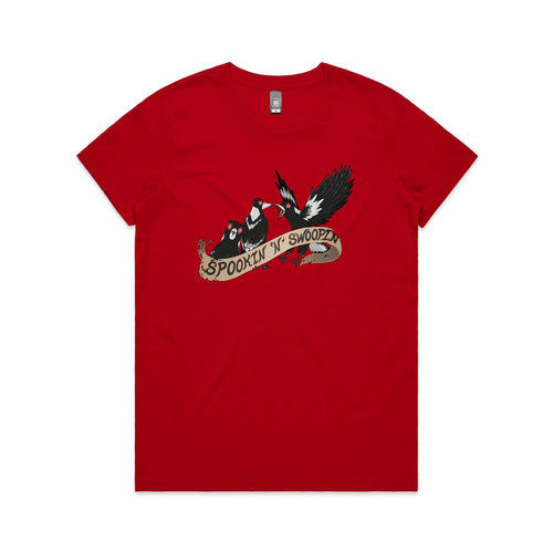 Swoopin' N Spookin' Tee by Lonely Kids Club. All clothing from our T-shirts to our shorts and hoodies are ethically made, and printed packed and shipped from Sydney.