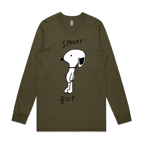 Spoopy Boy Tee by Lonely Kids Club. All clothing from our T-shirts to our shorts and hoodies are ethically made, and printed packed and shipped from Sydney.