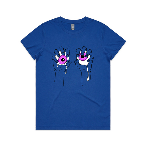 Squish Eyes Tee by Lonely Kids Club. All clothing from our T-shirts to our shorts and hoodies are ethically made, and printed packed and shipped from Sydney.