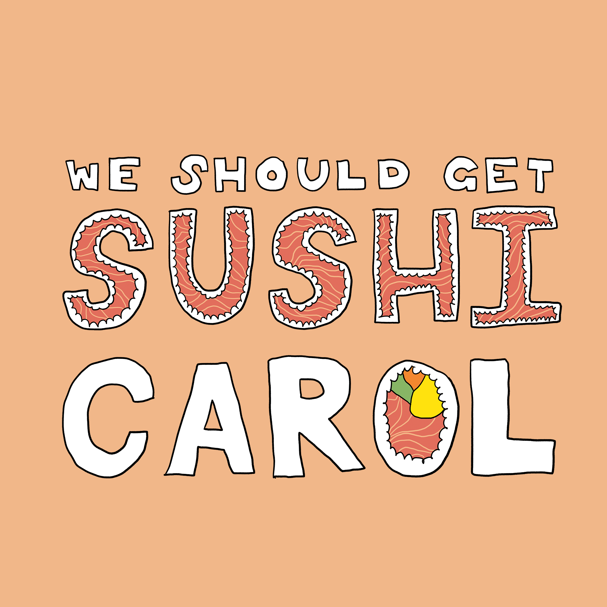 Sushi Carol Hoodie