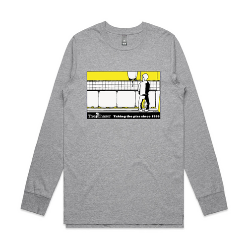 Taking The Piss Tee by Lonely Kids Club. All clothing from our T-shirts to our shorts and hoodies are ethically made, and printed packed and shipped from Sydney.