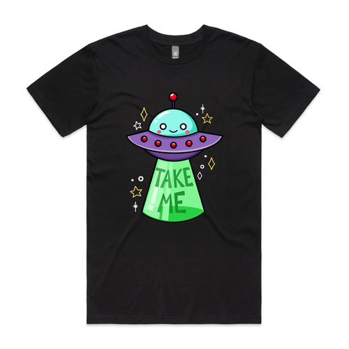 Take Me Tee by Lonely Kids Club. All clothing from our T-shirts to our shorts and hoodies are ethically made, and printed packed and shipped from Sydney.