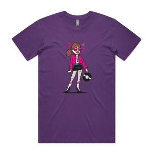 Talia Leah Record Tee by Lonely Kids Club. All clothing from our T-shirts to our shorts and hoodies are ethically made, and printed packed and shipped from Sydney.