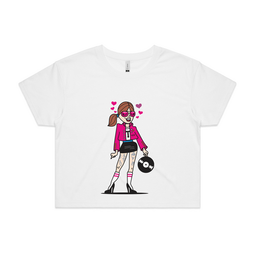 Talia Leah Record Tee by Lonely Kids Club. All clothing from our T-shirts to our shorts and hoodies are ethically made, and printed packed and shipped from Sydney.