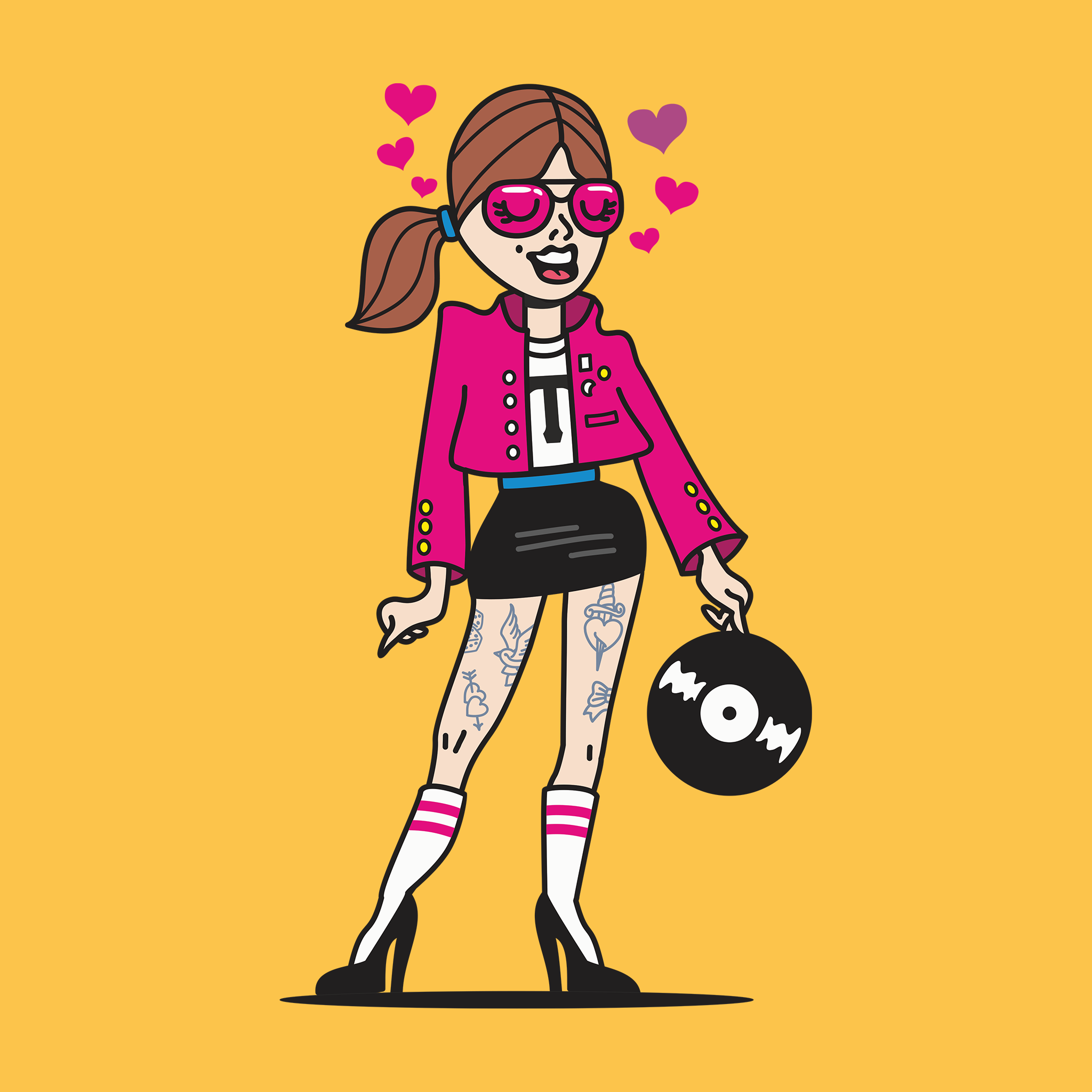 Talia Leah Record Tee