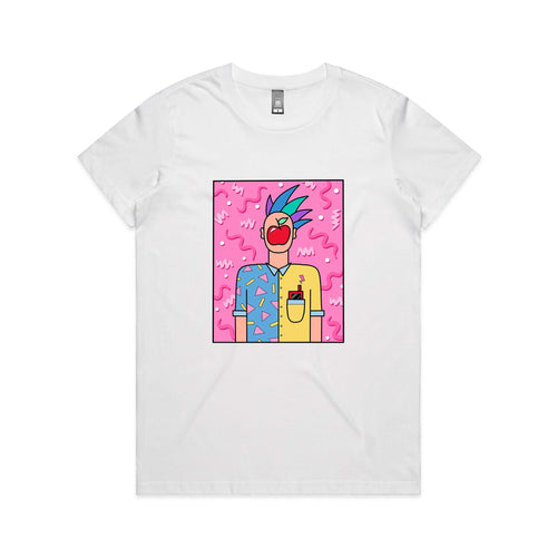 The Fun Of Man Tee by Lonely Kids Club. All clothing from our T-shirts to our shorts and hoodies are ethically made, and printed packed and shipped from Sydney.