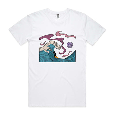 The Greatest Wave Tee by Lonely Kids Club. All clothing from our T-shirts to our shorts and hoodies are ethically made, and printed packed and shipped from Sydney.